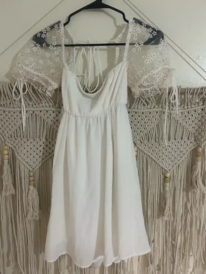 Lucy in the Sky White Mini Dress thumbnail 3