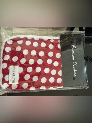 Girls Red & White Polka Dot Halter Dress - Casual Summer Sundress thumbnail 5