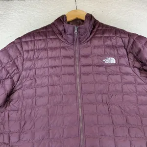 The North Face Womens Thermoball Eco Quilted Jacket Purple NF0A3Y3Q Size XXL thumbnail 7