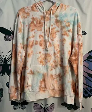 Wild Fable Terry cloth tie dye hoodie thumbnail 1