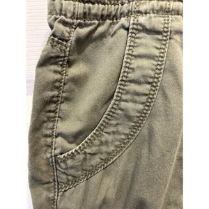 Calvin Klein Jeans Womens‎ Size 6 Olive Green Cargo Shorts Cotton Drawstring Hem thumbnail 4
