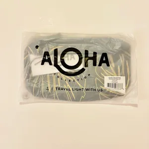 ALOHA Collection Lanai Mini Pouch – Gold/Black – NWT thumbnail 2