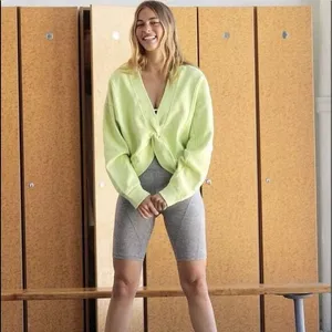 Free People Movement Go For Gold Reversible Pullover DYED gray size large thumbnail 9