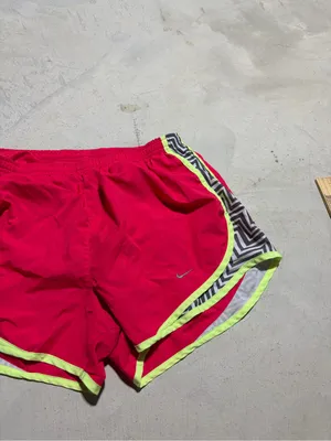 Nike Women’s Hot Pink Running Shorts with Neon Trim large thumbnail 5