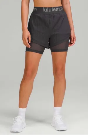 Lululemon Logo Waistband High-Rise Training Short thumbnail 1