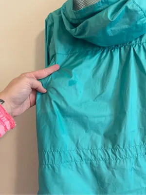 Columbia Women's Turquoise Hooded Lightweight Jacket thumbnail 4