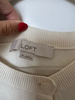 Loft Cream Cardigan thumbnail 2