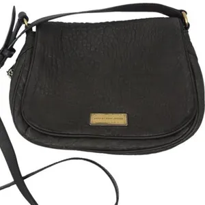 Marc Jacobs Dark Brown Rough Leather Crossbody Bag thumbnail 1