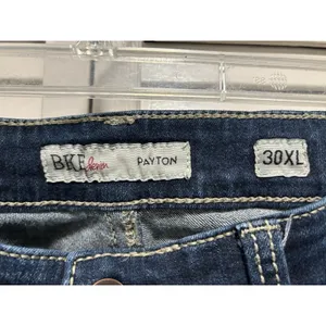 BKE Denim Payton Dark Bootcut Jeans Pockets Embroidered Size‎ 30XL Low Rise thumbnail 2