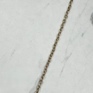 Faux Turquoise Beaded Slab Tassel Pendant Gold Tone Necklace thumbnail 8