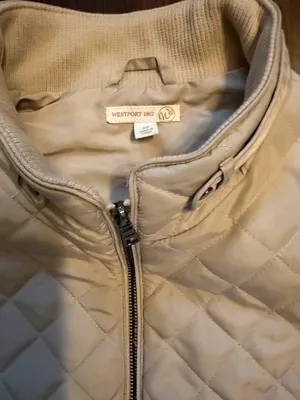 Westport 1962 Cream Puffer Vest Size 3X thumbnail 2