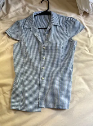 Brandy Melville fitted button up top  thumbnail 1