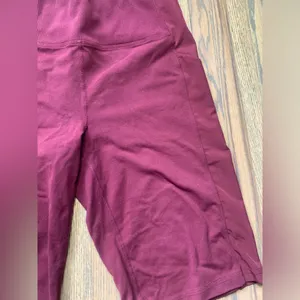 Red Athleta shorts large thumbnail 3