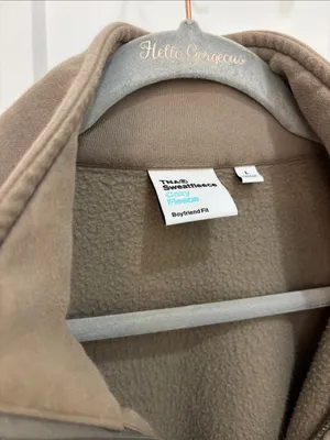 Aritzia Tna Cozy Sweatfleece Boyfriend 1/2 Zip Sweatshirt thumbnail 3