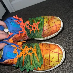 Nike Orange Kyrie 5 'Pineapple House' Sneakers Size 4 Youth / 5.5 US Women’s thumbnail 6