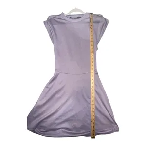 Silence‎ + Noise Sadie Lavender Cutout Mini Dress, XL thumbnail 8