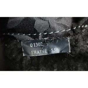 Coach Shaine Boots 5.5 Womens Black Leather Lace Up Round Toe Signature Logo thumbnail 8