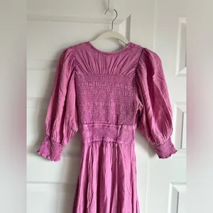 Free People Dress String Of Hearts Maxi Dress Pink‎ XS NWT thumbnail 6
