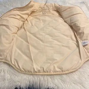 J.Crew Puffer Vest size S BNWOT length 25” bust 36” color cream thumbnail 8