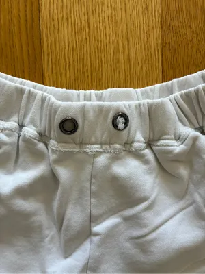 Hem & Thread White Jogger Pants Womens Size Small thumbnail 2