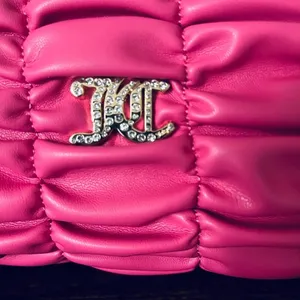 Juicy Couture Pink Flash Ruched Barrel Shoulder Bag Chain Strap NWT thumbnail 7