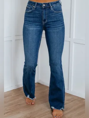 Kancan Classic High-Rise Flare Jeans for Women thumbnail 2