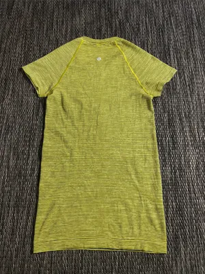 Lululemon Swiftly Tech Short Sleeve Shirt Wee Are From Space Sonic Yellow Size 4 thumbnail 2
