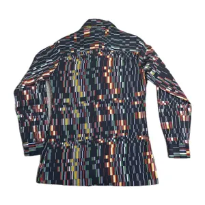 Vintage Wrangler Shirt Womens 32 Multicolor Geometric Button 70s Cowgirl Western thumbnail 6
