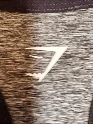 Gymshark Ombre Racerback Sports Bra Black Gray Size Small thumbnail 4