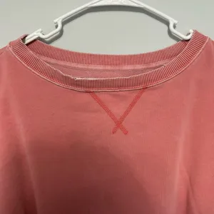 American Eagle Slouchy Coral Pink Oversized Crewneck Sweatshirt thumbnail 4