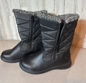Totes Rain Boots NWOT Size 6 Black Waterproof‎ thumbnail 1