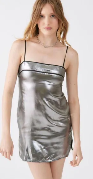 Urban Outfitters Metallic Mini Dress thumbnail 2