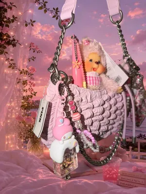 Victoria's Secret PINK X Monchhichi Purse thumbnail 4