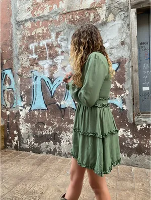 Altar'd State Dress Green thumbnail 4