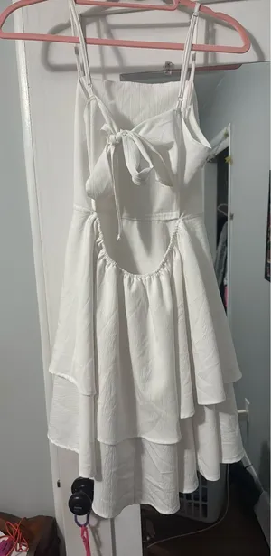 Amazon White graduation dress thumbnail 1