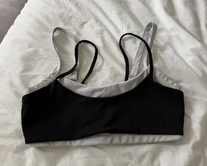 Set Active Form Black Layered Bra thumbnail 1