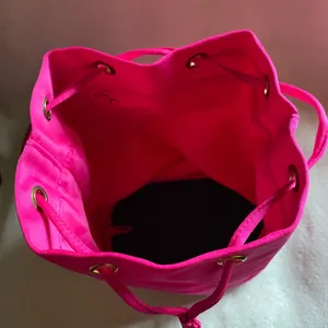 Prada Hot Pink Drawstring Bucket Backpack thumbnail 7