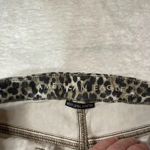 American Eagle Leopard Next Level Stretch Jeans 2 X-Short thumbnail 4