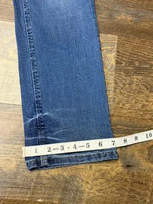 BKE Payton Straight Jeans Womens 29x32 Distressed Stretch Blue Denim thumbnail 2