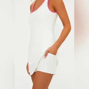 BEACH RIOT Quincy Dress Strawberry Cream, Size Medium , $99 thumbnail 3