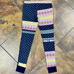 Victoria's Secret Geometric Snowflake Pattern Pajama Leggings Small thumbnail 8