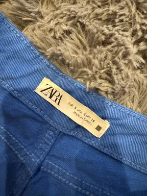 ZARA Navy Blue Skort thumbnail 4