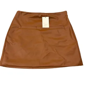 New‎ A New Day Faux Leather Mini Skirt Womens 6 Brown High Waist Casual Party thumbnail 2