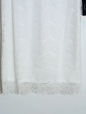 Lulus White Lace Mini Shift Dress NWT Size Large thumbnail 3