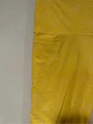 High-Waist Calia Yellow Women's Pocket Bike Shorts thumbnail 2