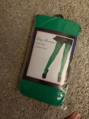 Leg Avenue Green Nylon Tights for costume new thumbnail 3