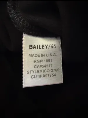Bailey 44 Pfeifer‎ Black Pull-On Skinny Pants Leggings Size Large thumbnail 4