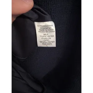 Entro Women's Sleeveless Mock Neck Dress Navy Sparkle Back Zip Size Large NWT‎ thumbnail 8