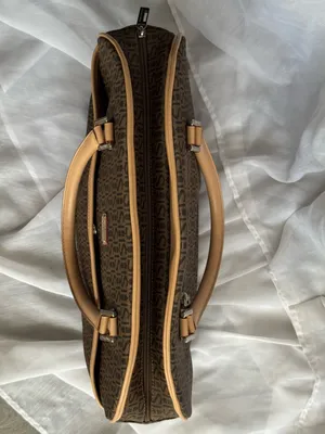 Cordan Leather Monogram Travel Bag Brown thumbnail 5