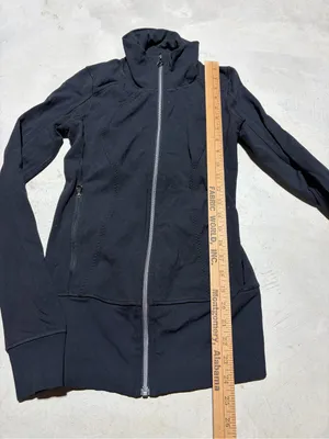 Lululemon Black Zip-Front Jacket sweatshirt thumbnail 3